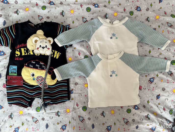 Вещи пакетом для малыша 2-3 месяца