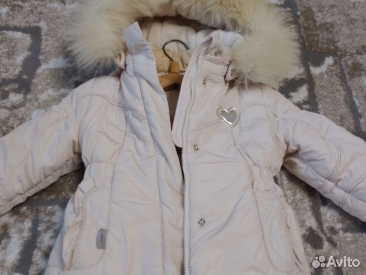 Зимний костюм для девочки 98