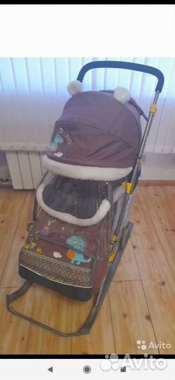 Коляска санки