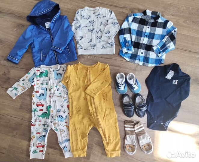Вещи фирменные пакетом 74-80 для мальчика