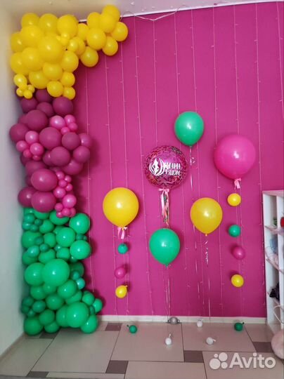 Оформление фотозоны. Гелиевые шары с доставкой