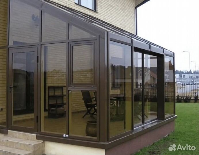 Остекление входной группы