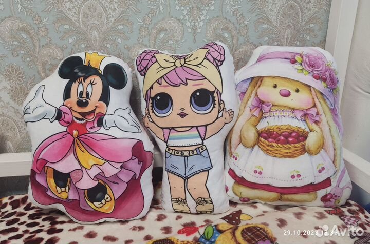 Декоративные подушки детские