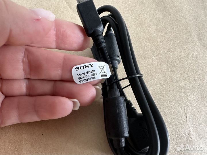 Кабель microusb Sony ec450 черный
