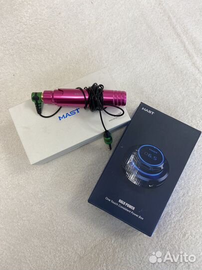 Машинка для татуажа mast + блок для питания