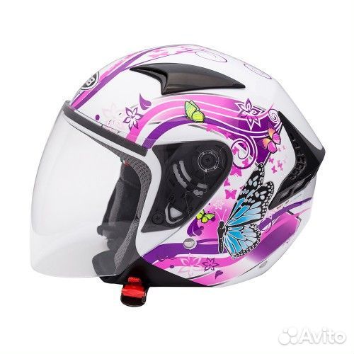 Шлем открытый GSB G-240 BTF White