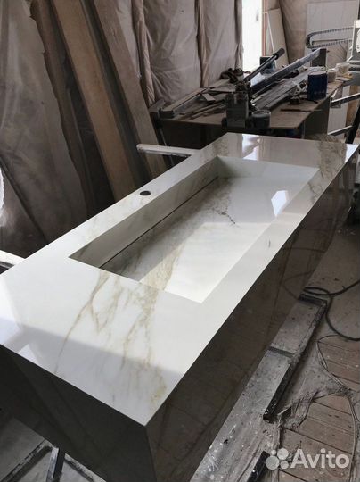 Раковина под камень из керамогранита