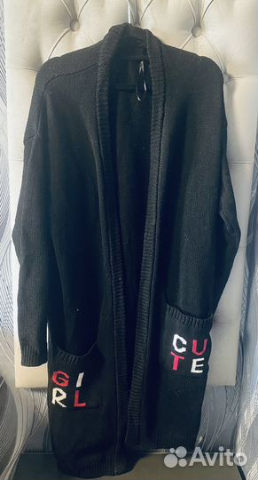 Кардиган женский длинный