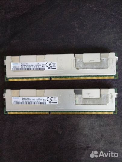 Samsung DDR3 16GB/32GB REG ECC серверная память