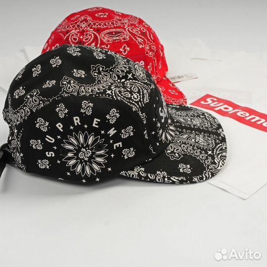 Кепка Supreme Bandana Camp Cap