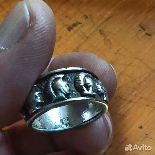 Винтажное серебряное кольцо 17 размер