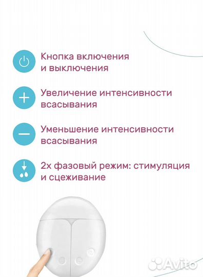 Молокоотсос электрический новый