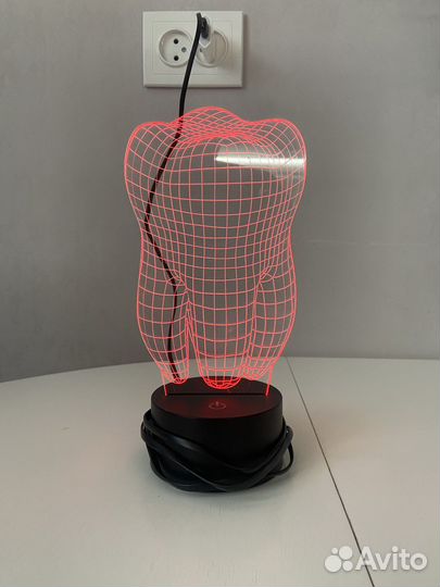 Ночник/светильник «Зуб»