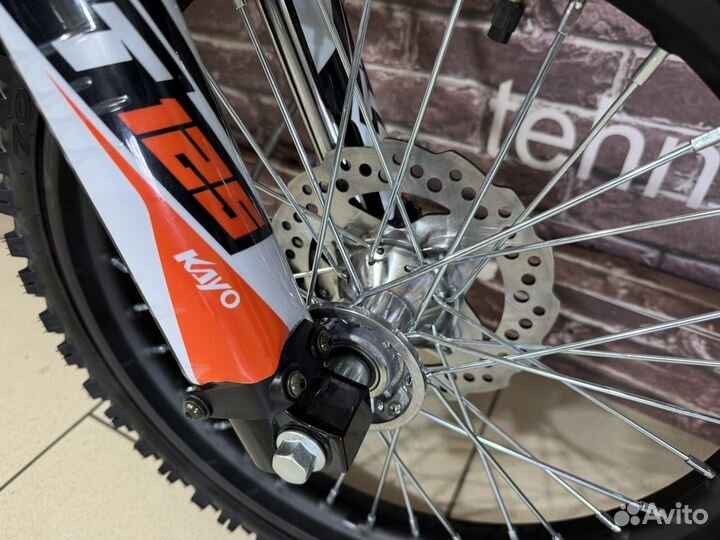 Питбайк Kayo K 125 EM (2024) электро стартер