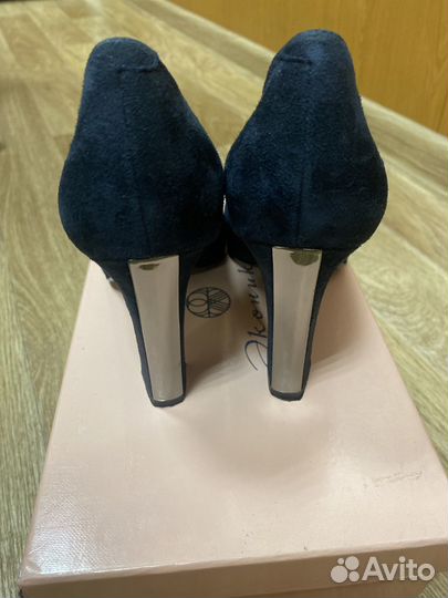 Туфли замшевые Эконика