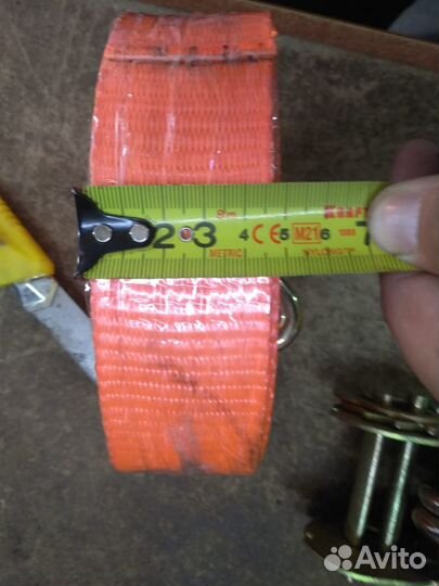 Стяжной ремень с храповым механизмом