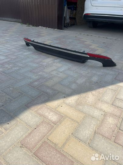 Накладка заднего бампера kia optima 4 jf