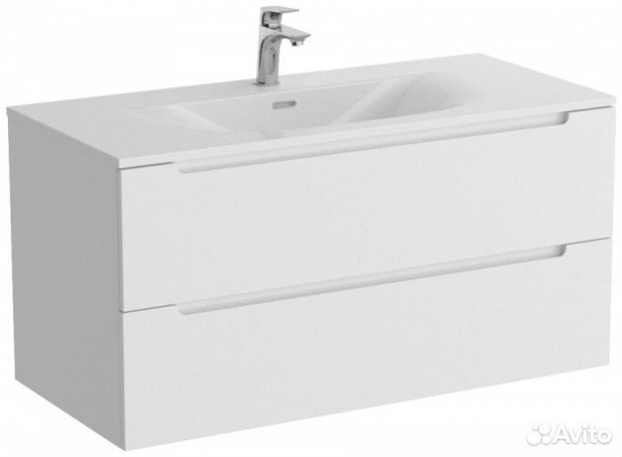 Тумба с раковиной BelBagno Etna 100-BB-8099-100 Bianco Opaco