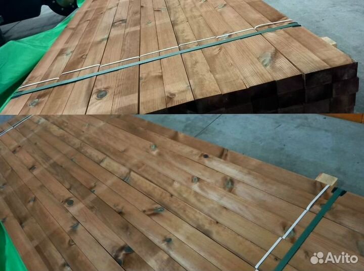 Брусок строганый 45*70*3000 мм AB импрегнированный