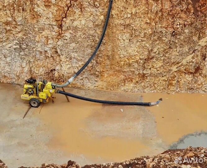 Аренда мощной мотопомпы/насоса 360 м3/ч Водопониж