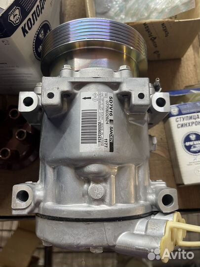 Компрессор кондиц Renault logan/sandero/kangoo/dus