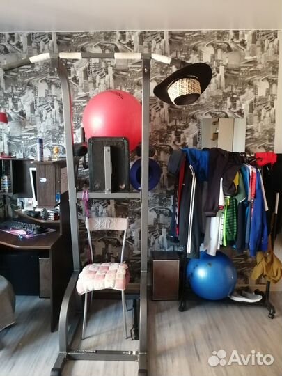 Турник напольный бу