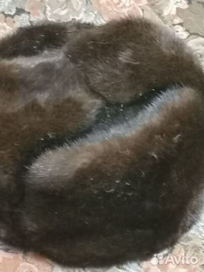 Норковая шапка мужская