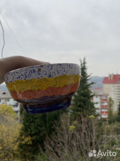 Тарелка ручной работы