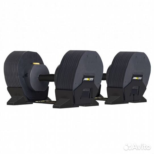 Гантели регулируемые MX Select MX-85 5.6-38.6кг 2ш