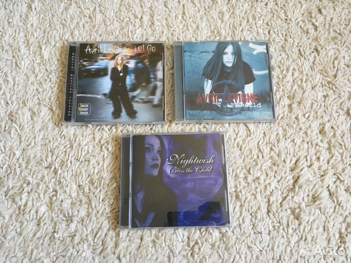 Аудио CD диски Avril Lavigne и Nightwish