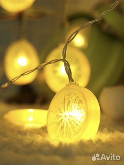 Гирлянда лимончики