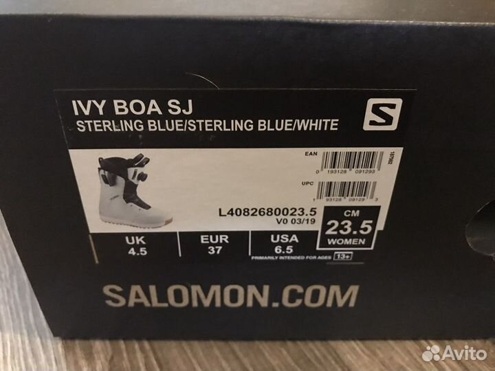 Salomon IVY BOA сноубордические ботинки