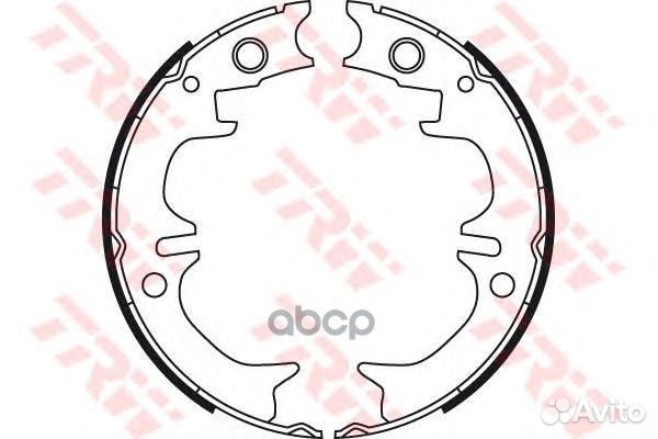 Колодки тормозные барабанные зад GS8714 TRW
