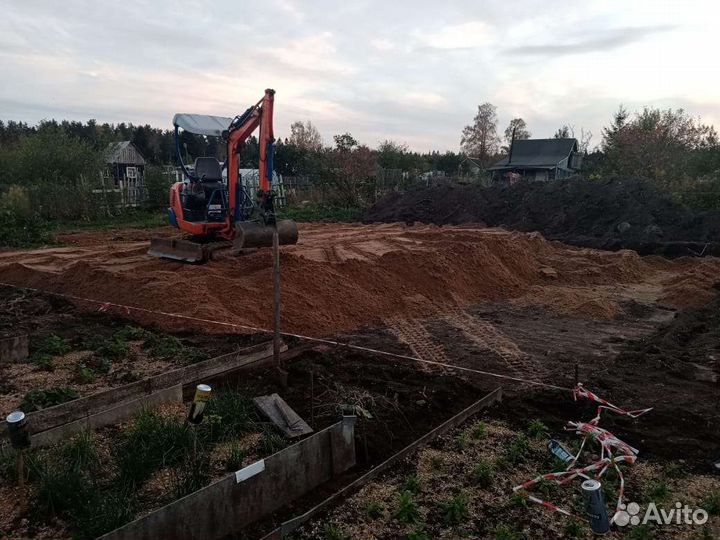 Услуги мини экскаватора