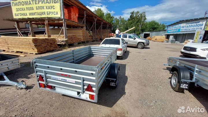 Прицеп 01.024 с высокими бортами Н470мм