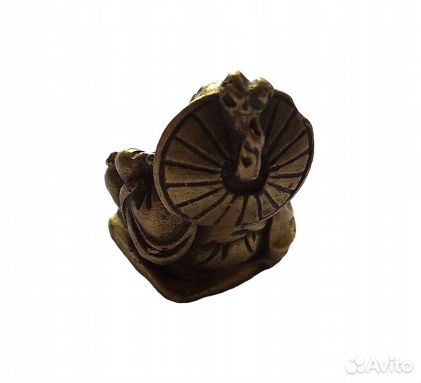 Будда Хотэй - Китайская Статуэтка из Бронзы ru*851