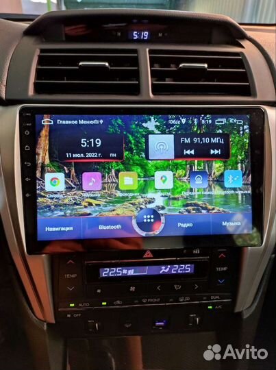 Андроид для Toyota camry 55 с установкой