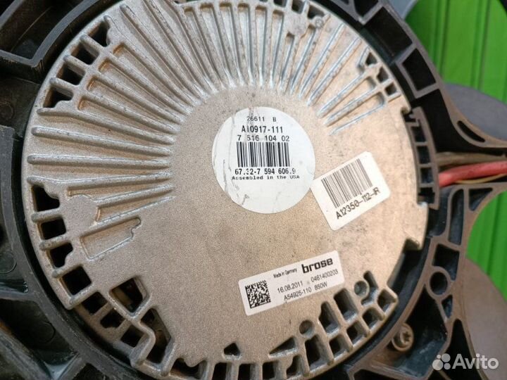 Вентилятор радиатора Bmw X6 E71 N55B30 2011