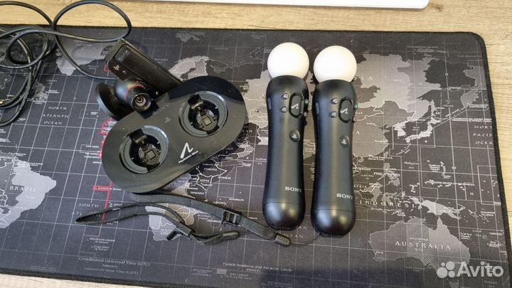 PS move комплект с камерой и подставкой