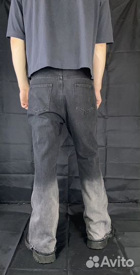 Джинсы клеш Rick Owens type