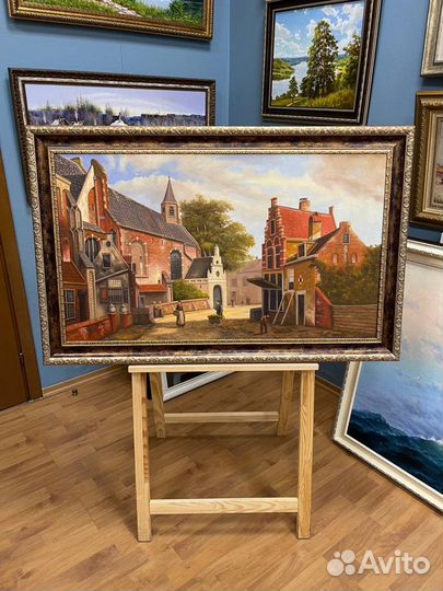 Картина голландский пейзаж “Амстердам