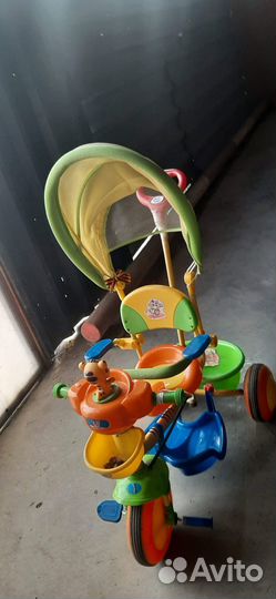 Детский велосипед с ручкой