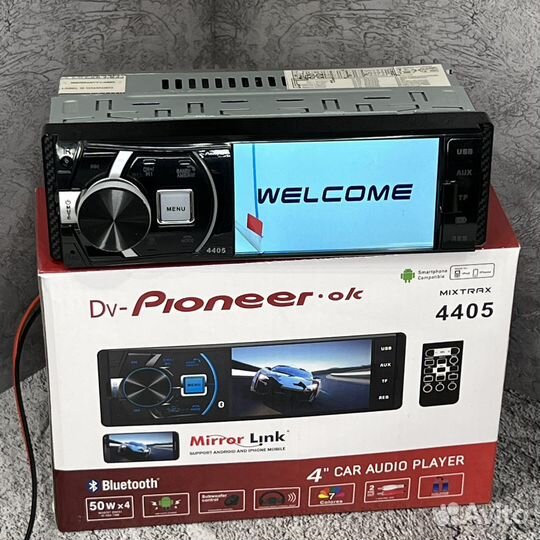 Магнитола pioneer с экраном 1 din