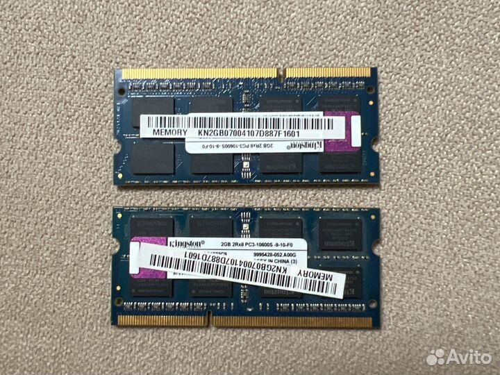 Kingston kn2gb07004 sodimm DDR3 2Gb