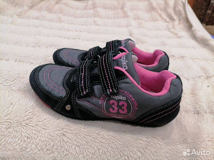 Кроссовки на девочку 33 размер