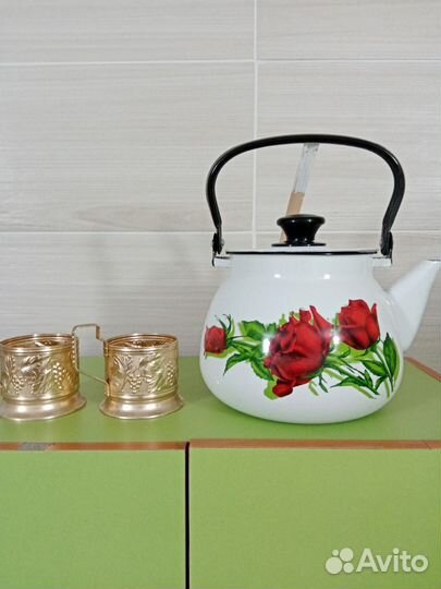 Чайник эмалированный