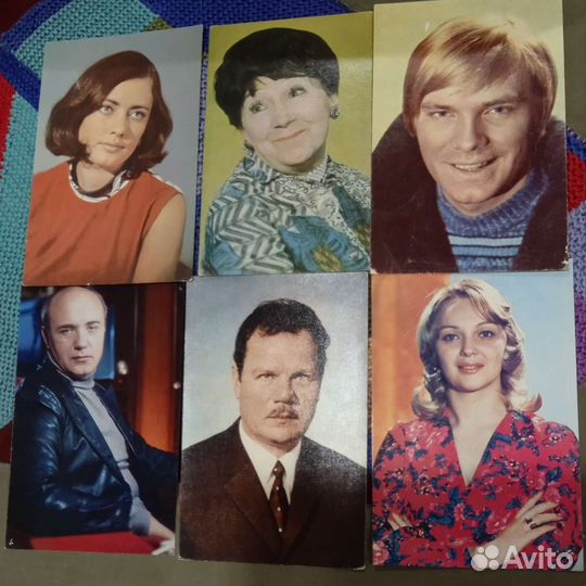 Открытки СССР с артистами