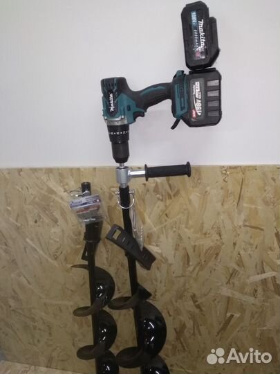 Ледобур аккумуляторный с усиленной батарей