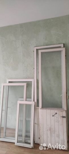Стеклопакеты двери окна бу деревянные