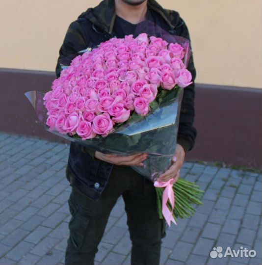 Розы Доставка цветов 25 35 51 101 роза